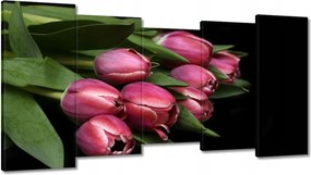 Vászonkép 150x80 Zamatos tulipánok