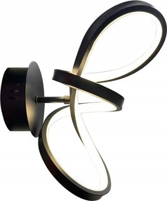 Fali lámpa Tesoro Black 15W Led