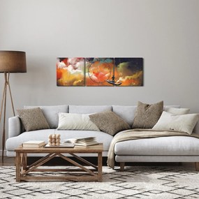 Kép - Az űrben úszó ember (órával) (90x30 cm)