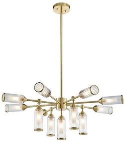 Endon 106256 - Csillár rúdon TOUR 13xG9/3W/230V réz