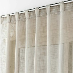 Barna átlátszó függöny 140x240 cm Haltona – douceur d'intérieur