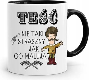 Fekete Bögre Apósnak Nem Olyan Nyilas, fényképes nyomattal