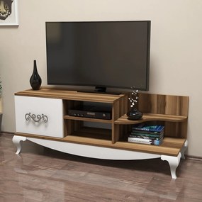 TV asztal/szekrény Soul (dió + fehér). 1071874