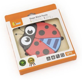 Fa képes kirakó puzzle Viga Katica