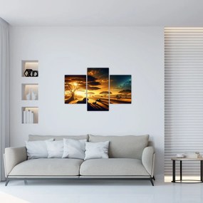 Kép - Pihenő oroszlánok (90x60 cm)