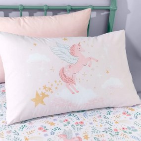 Egyszemélyes gyerek ágyneműhuzat 135x200 cm Fairytale Unicorn – Catherine Lansfield