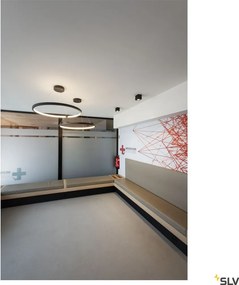 SLV 113940 TRILEDO ROUND Kocka Mennyezeti Lámpa Fekete LED IP20