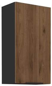 Felső konyhaszekrény Monzesa 50 G 90 1F (okapi dió + fekete) . 1096960