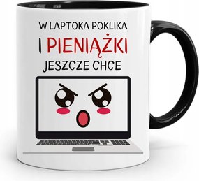 Bögre Fekete Informatika Programozó Pénz Nyomtatott Fotóval