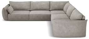 Világosszürke sarokkanapé (variálható) Vanda – Mazzini Sofas