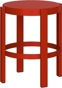 Piros acél ülőke Doon – noo.ma