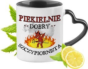 Csipkés Fekete Szív Alakú Füllel Ajándék