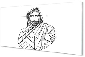 Üvegképek Jézus rajz 100x50 cm