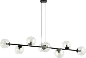 Emibig modern függeszték rossi fekete átlátszó emi874/8