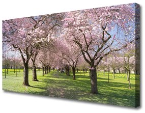 Vászonfotó Fák Nature Path 120x60 cm