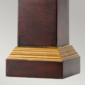 Elstead DL-LOUVIERS-TL - Asztali lámpa LOUVIERS 1xE27/60W/230V