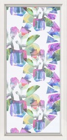 Ablakfólia Öntapadós Adatvédelem Színes absztrakt 50x116