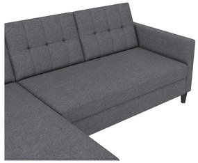 Szürke sarokkanapé Hartford – Støraa