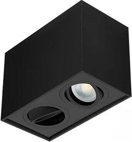 Mennyezeti lámpatest GU10 mozgatható Fekete Spectrum