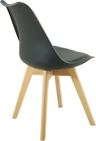 Midori 4+1 étkező garnitúra fekete