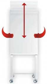 Flipchart Magnetoplan Evolution 68 x 97 cm, mobil, fehér