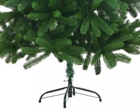 zöld műkarácsonyfa élethű tűlevelekkel 150 cm