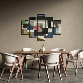 Kép - absztrakció, kubizmus (150x105 cm)