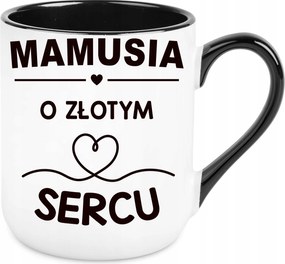 Bögre Elegáns Ajándék Anya Arany Szív Születésnap Karácsony+ Név