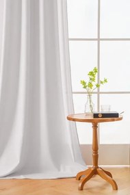 Függöny OXFORD LIGHT 140x250 cm, fehér Felfüggesztés: Hullámos sínszalag