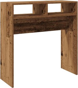 vidaXL antik fa színű szerelt fa tálalóasztal 78 x 30 x 80 cm