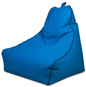 Babzsák Keiko M Caro Eco bőr TiaHome - Sötétkék