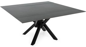 Bővíthető étkezőasztal kő asztallappal, hosszabbító asztallappal 90x150 cm Arlene – Marckeric