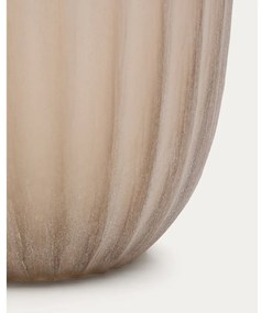 Bézs üveg váza (magasság 27 cm) Lumia – Kave Home