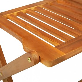 vidaXL 9 részes tömör akácfa kerti étkezőgarnitúra 180 x 90 x 75 cm