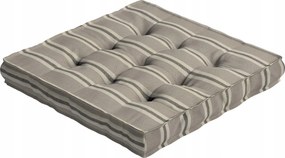 Kuba székpárna 40x6 bézs-barna csíkos