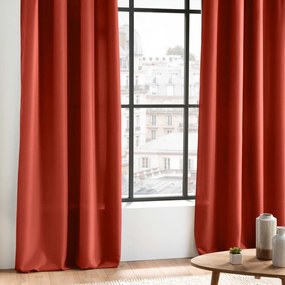 Téglavörös függöny 140x260 cm Essentiel – douceur d'intérieur