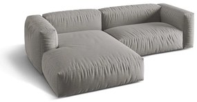 Világosszürke moduláris sarokkanapé (bal oldali) Martina – Micadoni Home