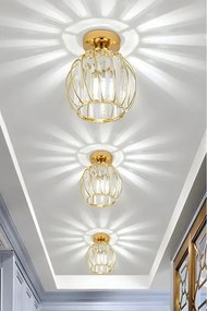 Mennyezeti lámpa BELLA 1xE27/40W/230V átmérő 20 cm arany