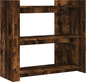 vidaXL füstös tölgy színű szerelt fa tálalóasztal 100x35x90 cm