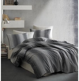 BedTex Pamut ágynemő Oberon szürke, 220 x 200 cm,2 db 70 x 90 cm