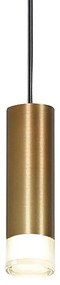 AZZARDO 3457 ZIKO Hengeres Függesztett Lámpa Bronz G9 IP20