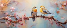 Kép - Lovebirds (120x50 cm)