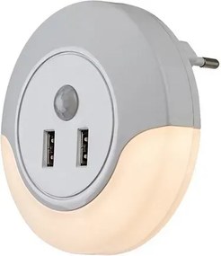 Rabalux dembo dekor lámpa 13,9w 30lm ip20 2xusb mozgásérzékelő fényérzékelő