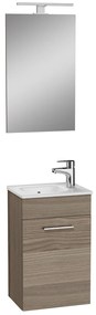 Fürdőszobai szett mosdókagylóval, tükörrel és világítással Vitra Mia 39x61x28 cm cordoba MIASET40C