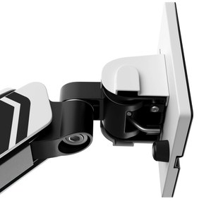Képernyőállvány két 49 hüvelykes monitorhoz, fehér-fekete X-Arm Dual RGB