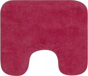 3 darabos fuksziaszínű szövet fürdőszobaszőnyeg-garnitúra