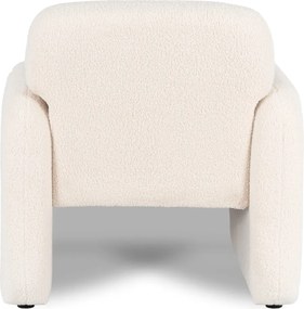 Pihenőfotel krém színben, bouclé kárpittal TOGO