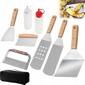 Grill Tartozékok Bbq Szerszámkészlet Edények Könnyű Tisztítás Tok