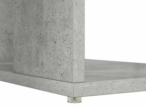 Íróasztal tárolóval Beton szürke 130 x 50.5 x 75 cm Faanyag