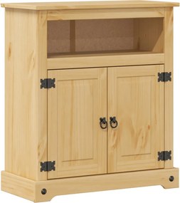 vidaXL Corona tömör fenyőfa fürdőszobaszekrény 70 x 33 x 80 cm